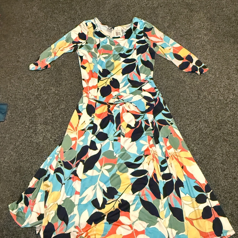 Colorful Floral Women's Dress